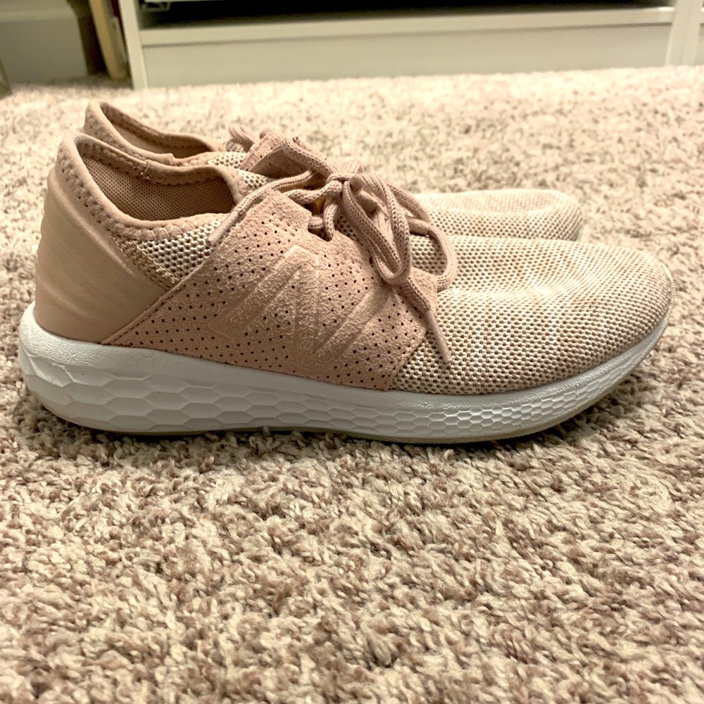 New Balance light pink shoes